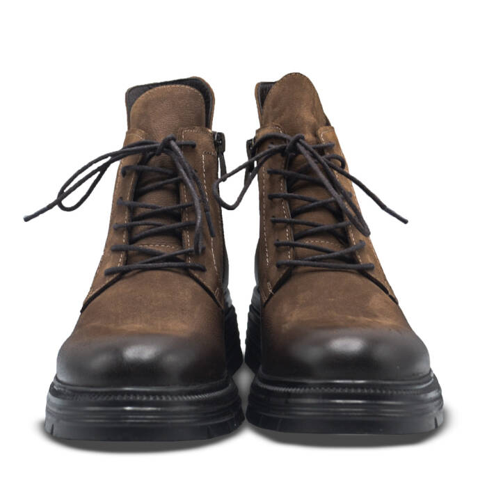 Venüs Deri Kadın Nubuk Casual Bot Vizon 2353510K - 6