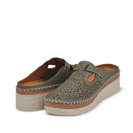 Venüs Deri Kadın Comfort Ayakkabı Yeşil 26190250Y - 4